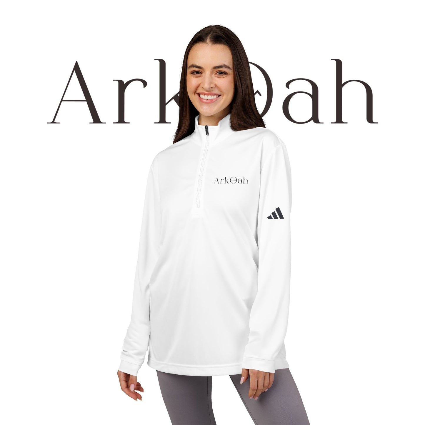 ArkOah x adidas® Unisex Quarter-Zip Pullover (Embroidery)